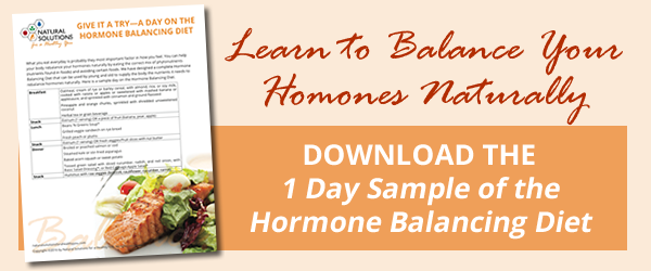 Download a 1 day sample of the Hormone Balancing Diet